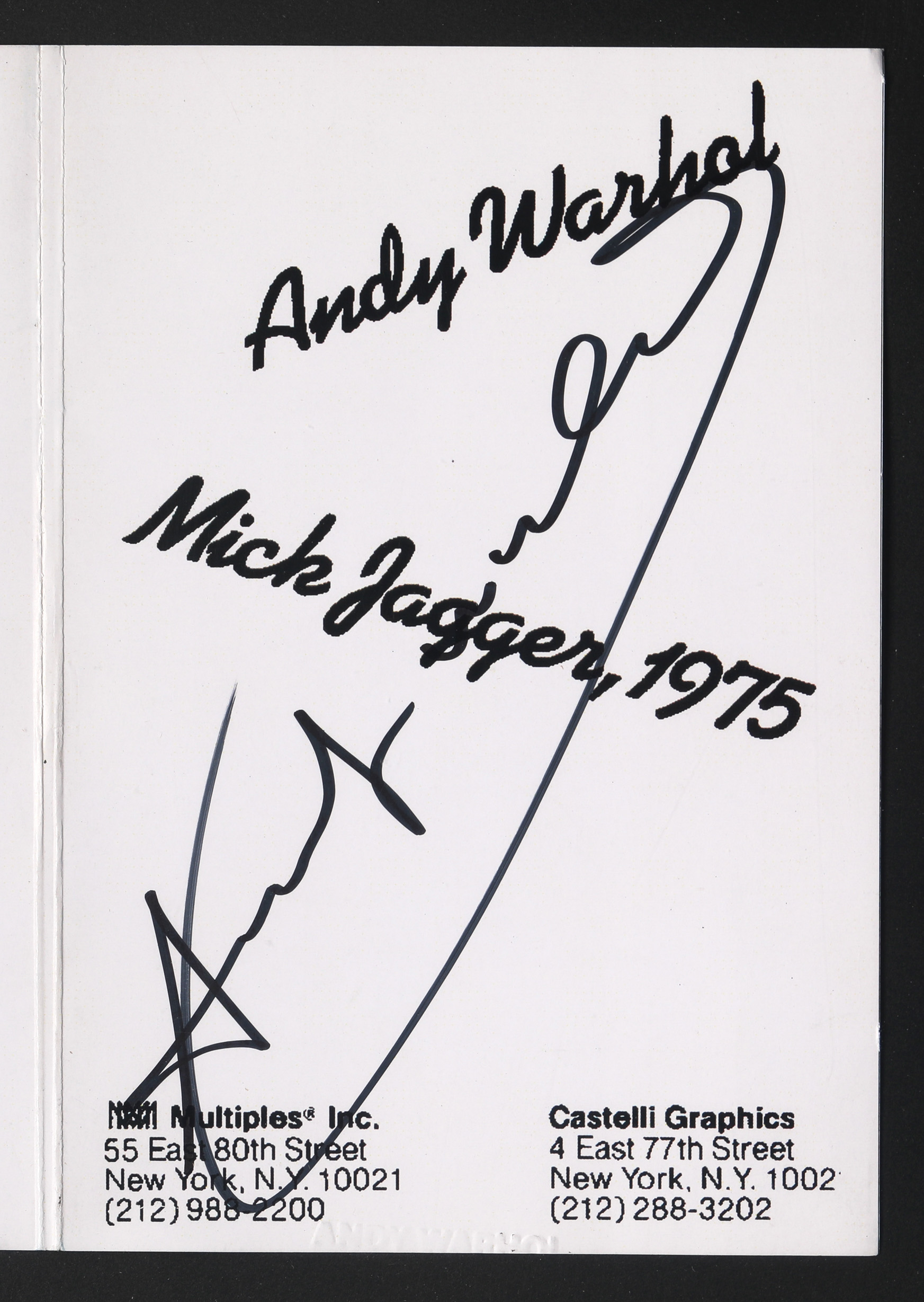 Andy Warhol, Mini Portfolio Mick Jagger with 10 Prints, 1975, signed - Image 16 of 16