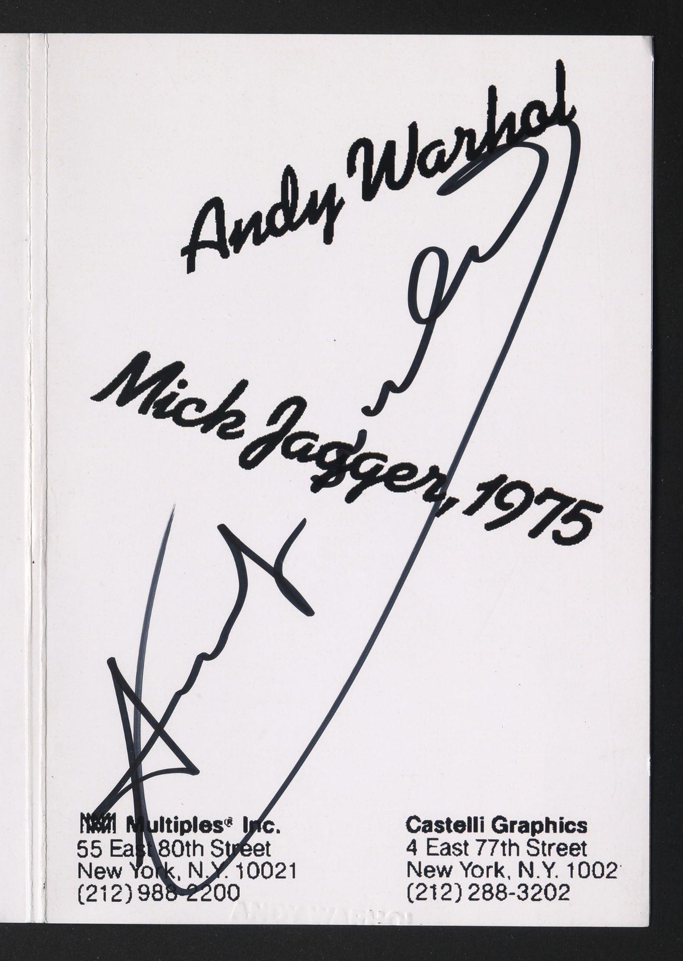 Andy Warhol, Mini Portfolio Mick Jagger mit 10 Drucken, 1975, signiert - Bild 16 aus 16