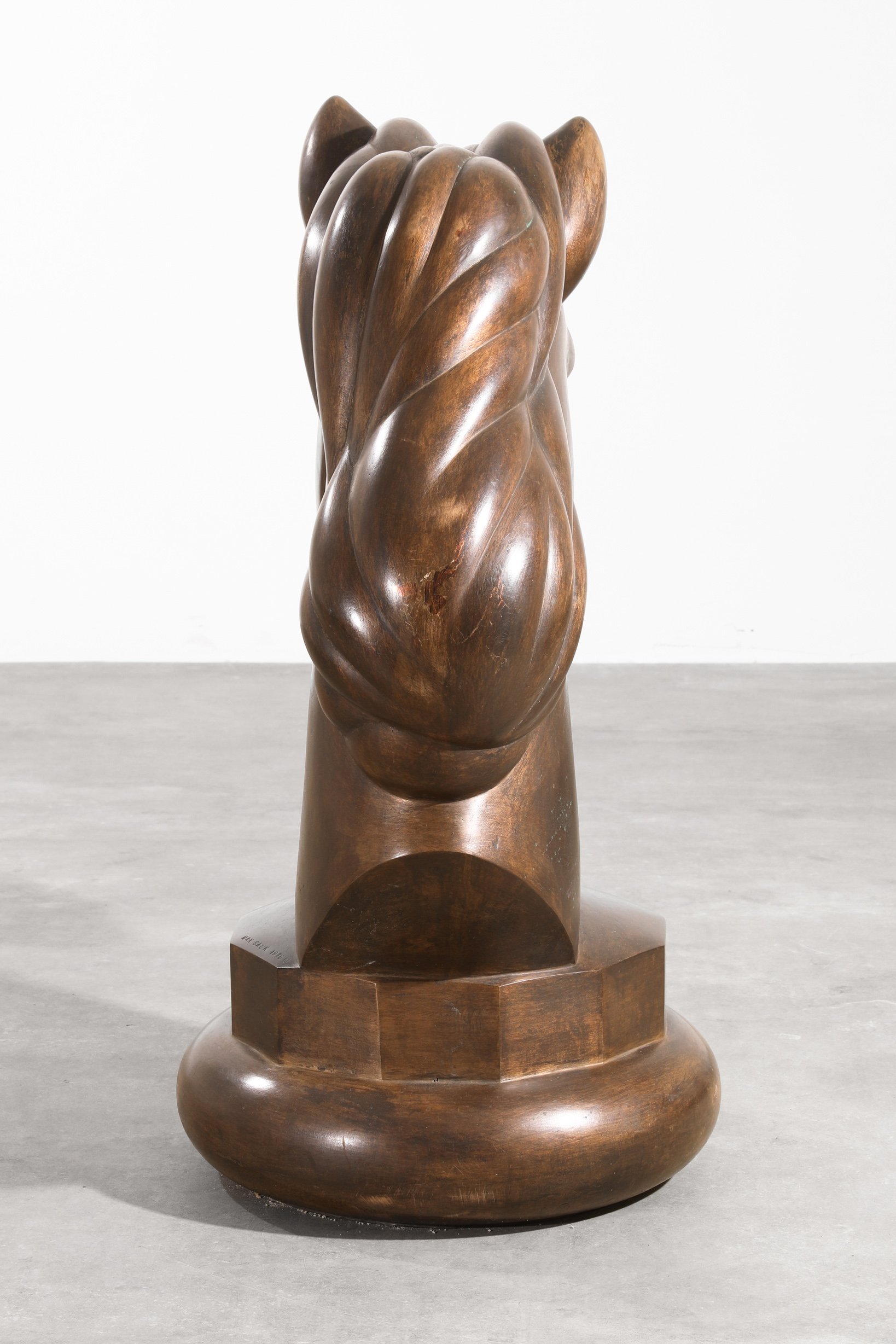 Max Sauk, Life-size horse head. 1976. Bronze - Image 3 of 5