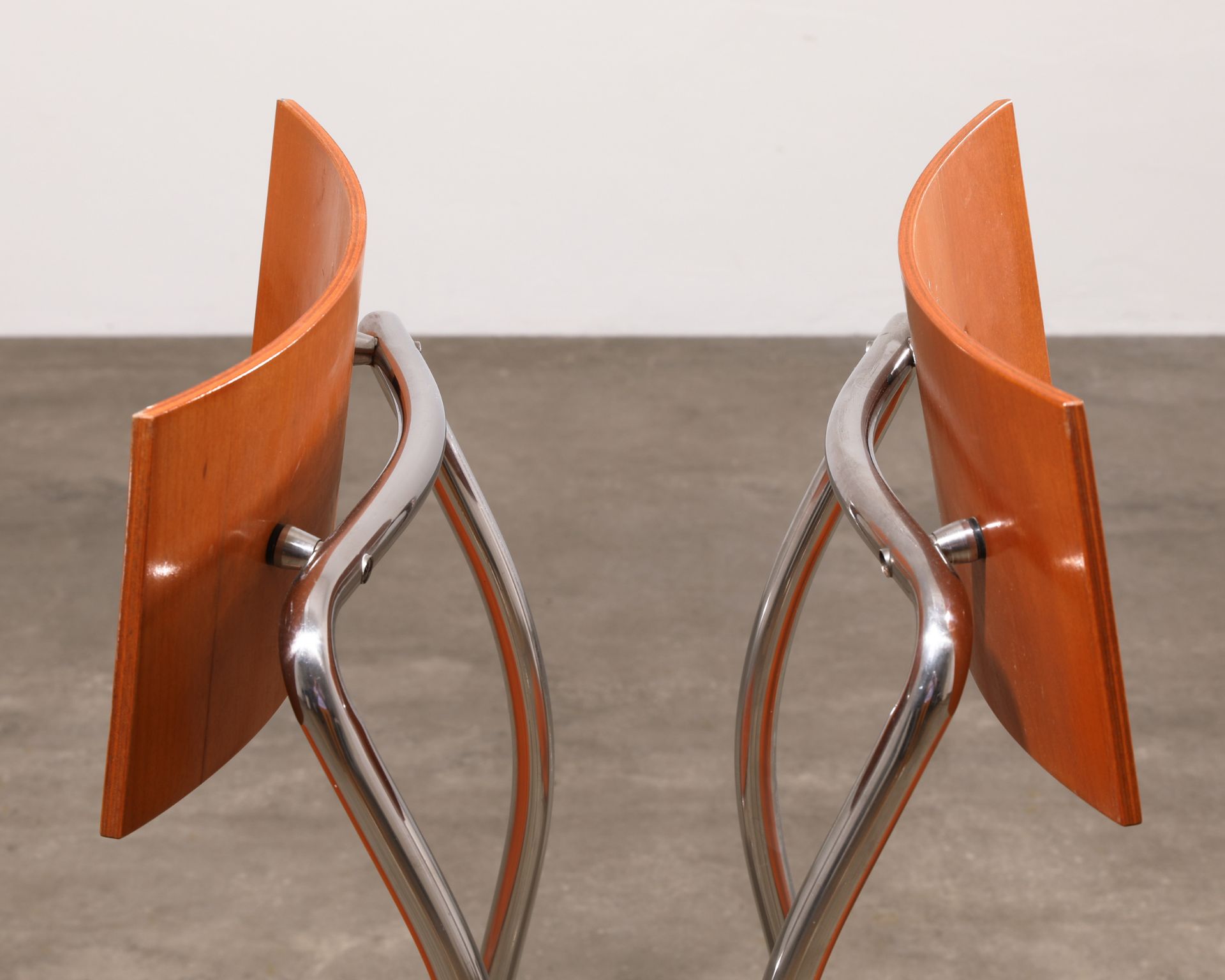 Giuseppe Terragni, Zanotta, 2 Stühle Modell Lariana - Bild 5 aus 6