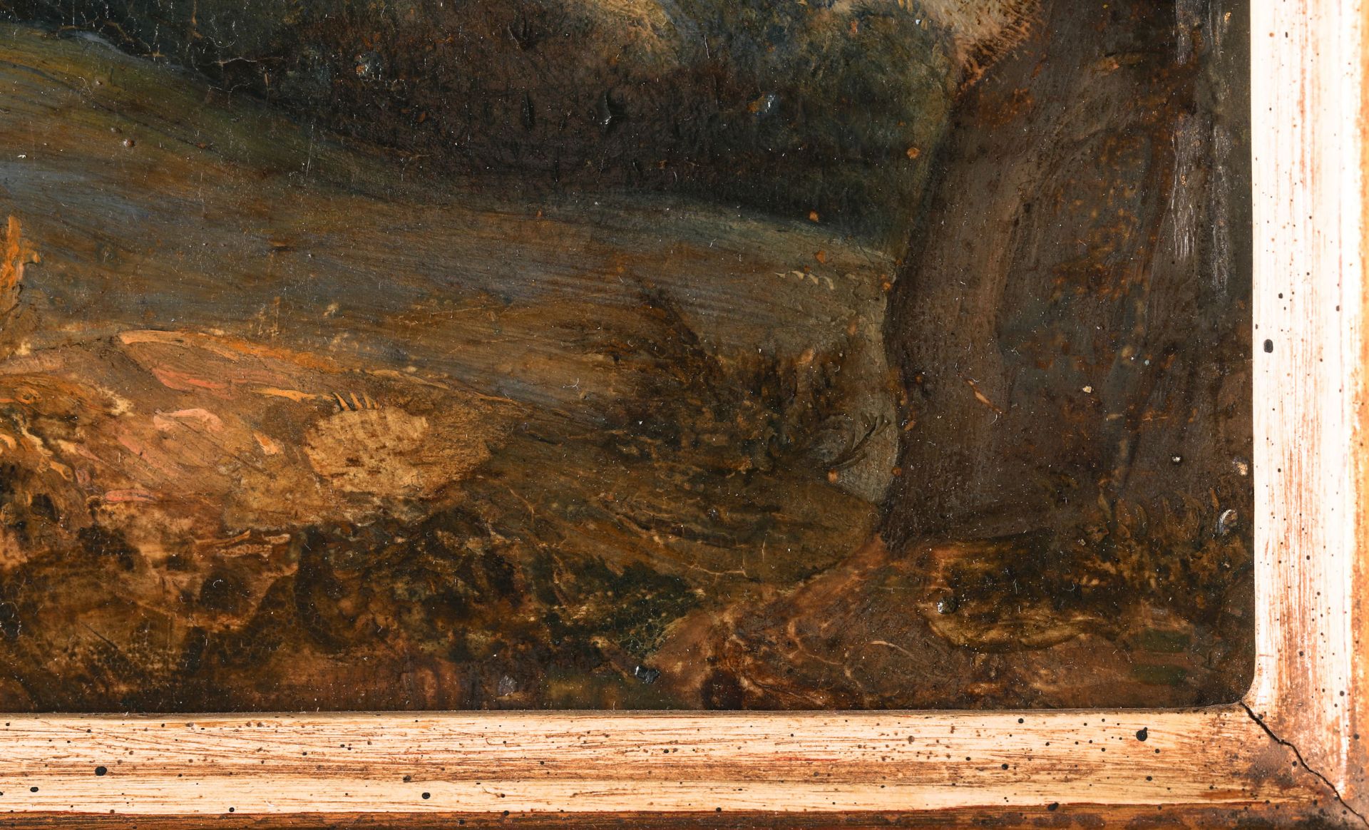 Carl Rottmann, Oil on wood, ca. 1818 - Image 3 of 6