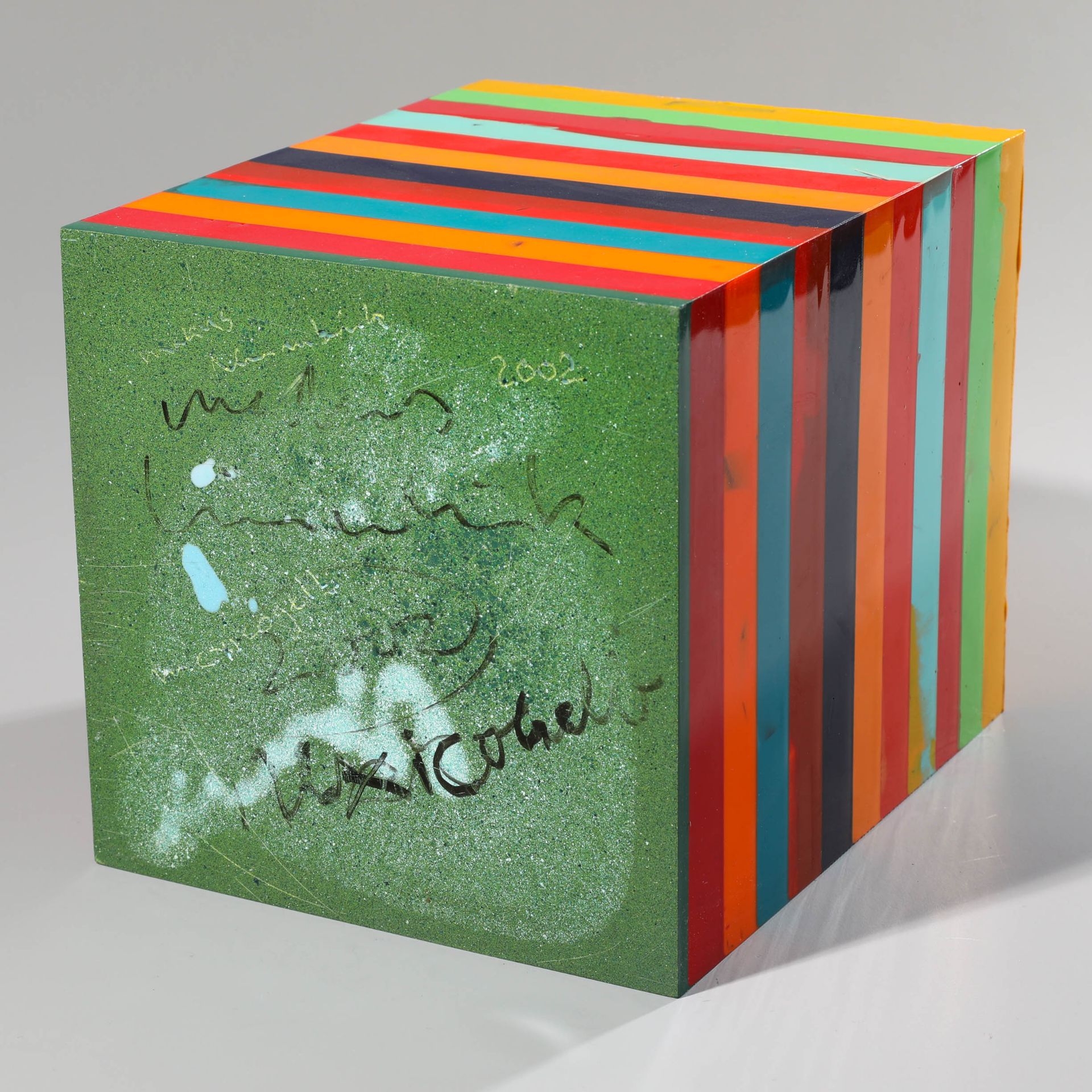 Markus Linnenbrink*, Mexicogelb, 2002, Solid Cube, Colored epoxy resin - Image 5 of 5