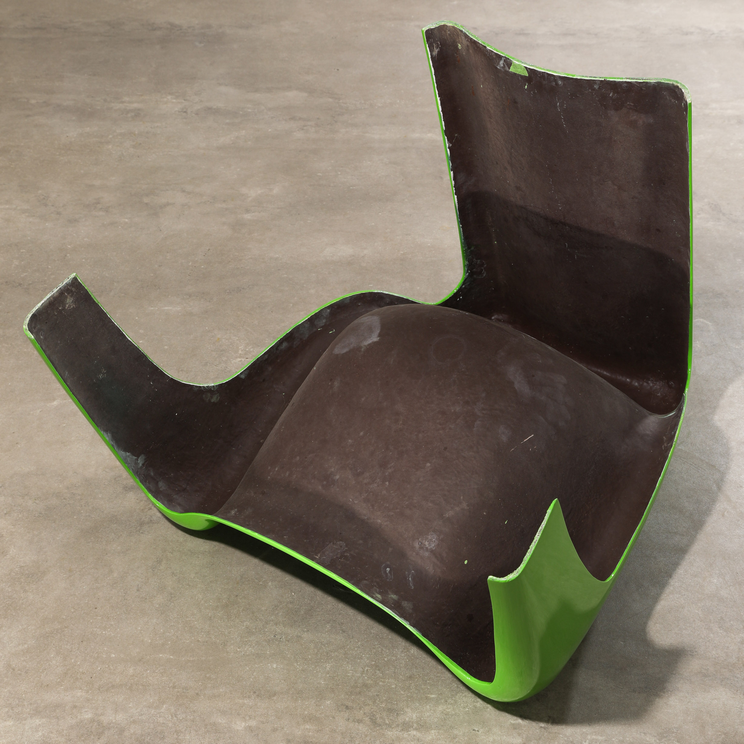 Luigi Colani, rare fiberglass Lounge Chair from a small series - Image 5 of 5