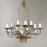 Paavo Tynell, Taito Oy, large pendant Light/Chandelier