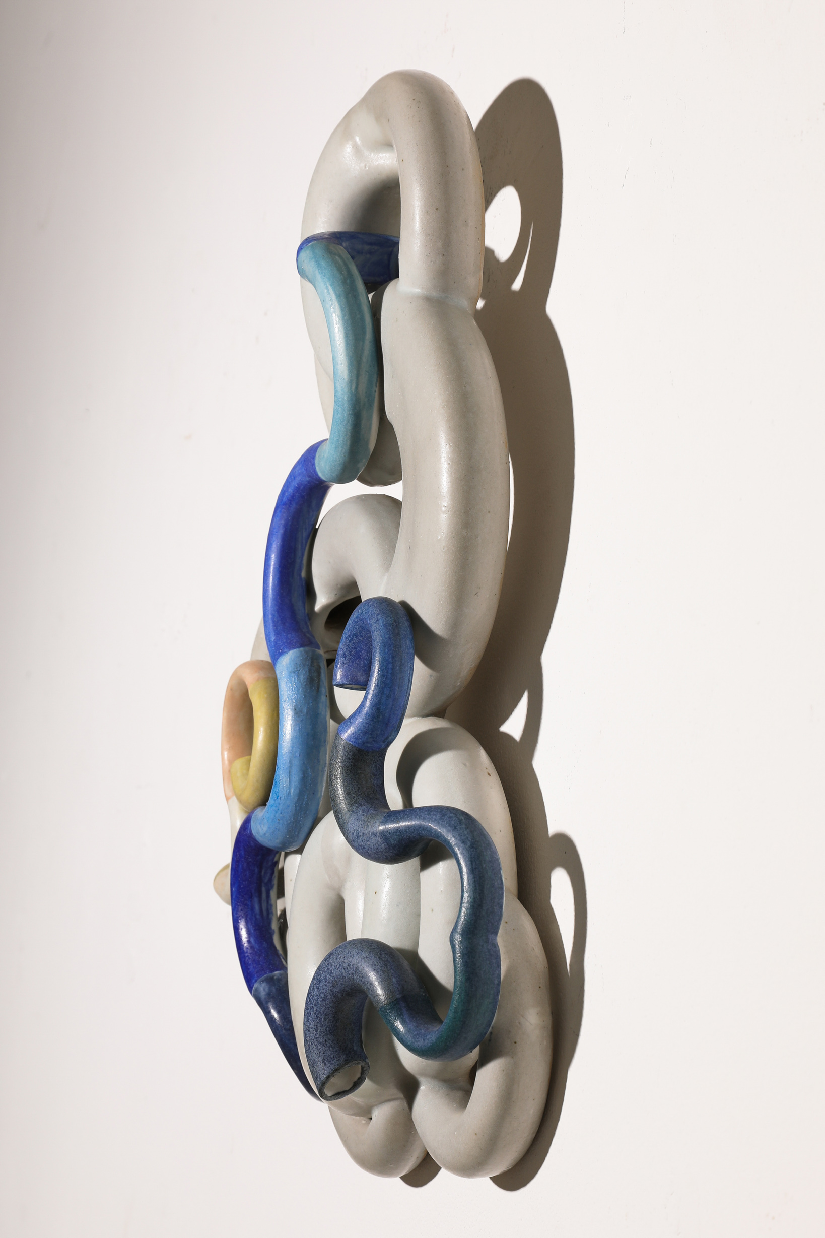 Beate Kuhn*, wall relief with tubes - Image 2 of 7