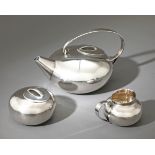 Lino Sabattini, Tea service Boule for Christofle, around 1955