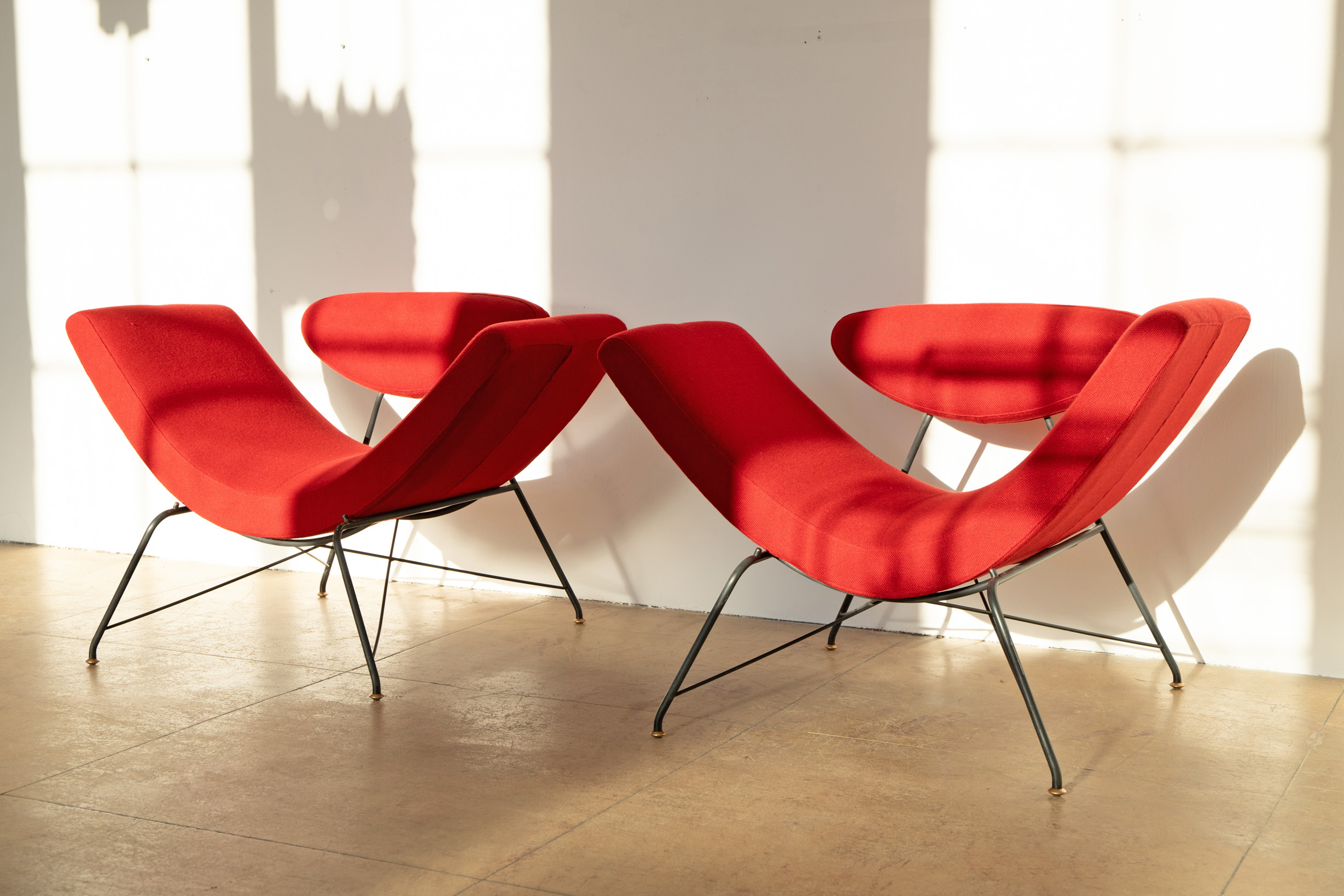 Martin Eisler, 2 adjustable Chairs, model Reversível Chair