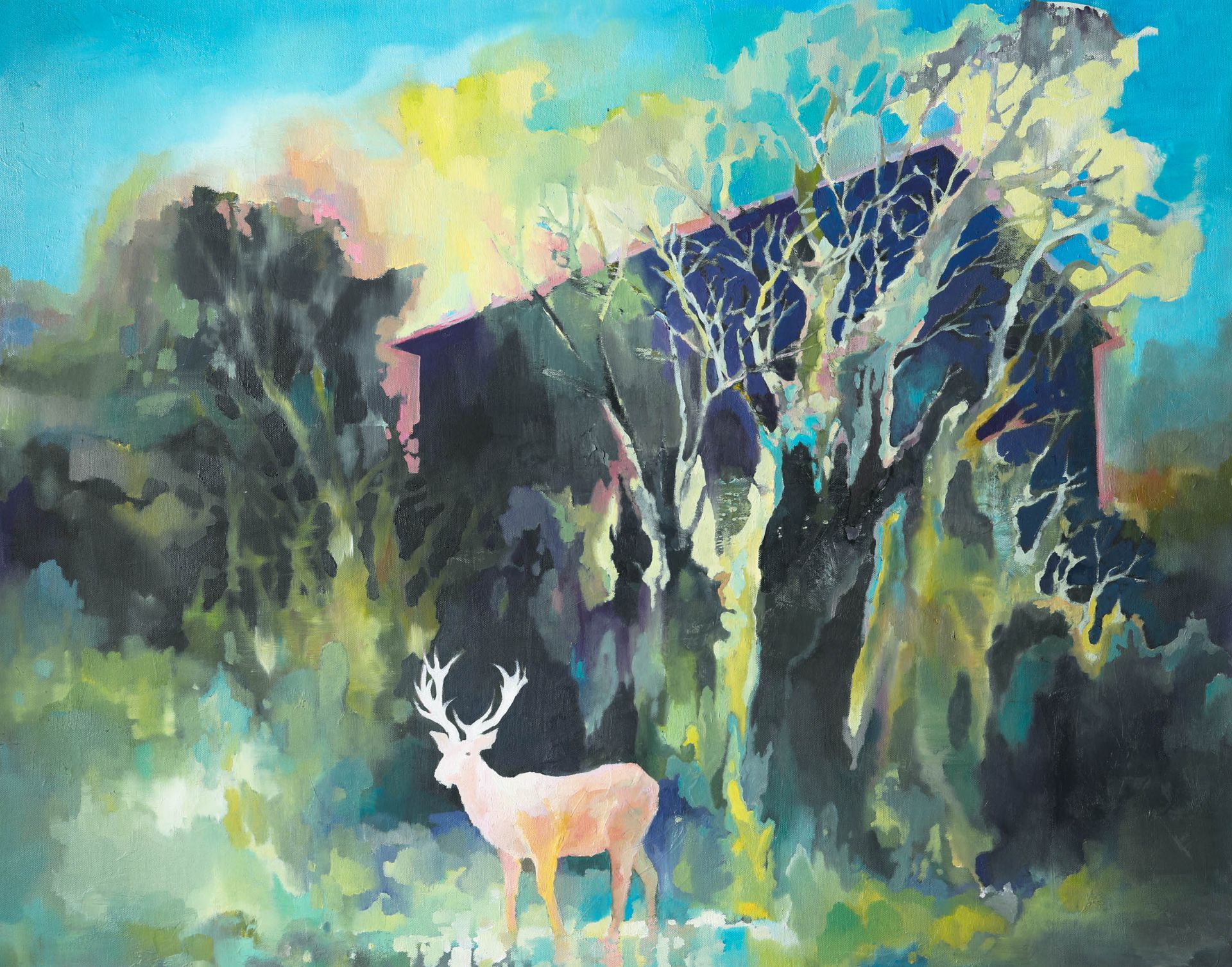 Yim Young Ju, Untitled, 2008, Oil on canvas, Painting with deer
