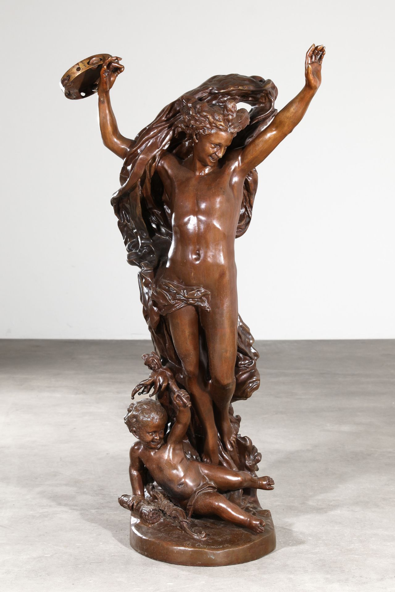 Jean-Baptiste Carpeaux, Bronzeskulptur Le Génie de la Danse