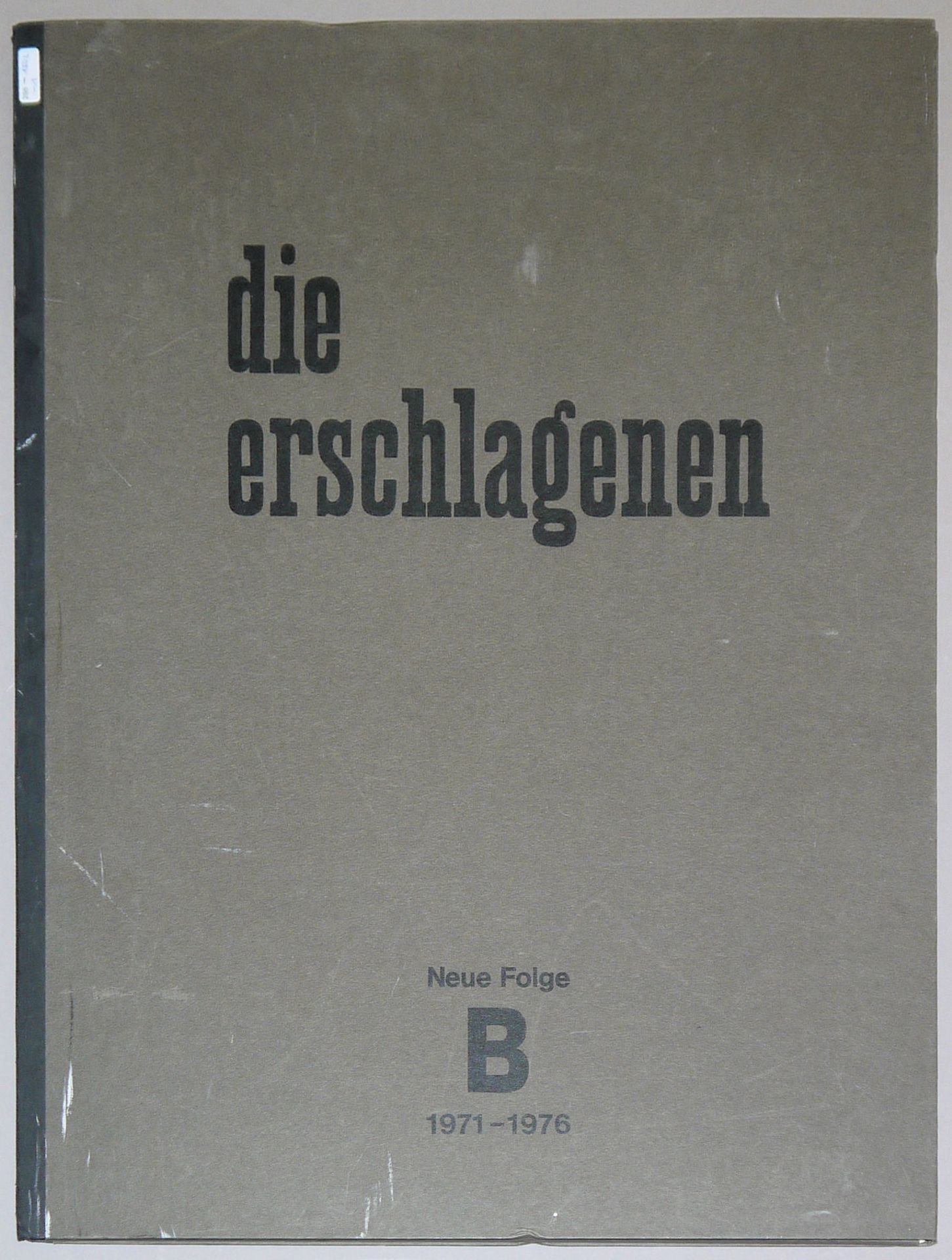 Gottfried Brockmann, "Die Erschlagenen", new series, portfolio with 19 compositions "nach Originals