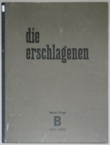 Gottfried Brockmann, "Die Erschlagenen", Neue Folge, Mappe mit 19 Kompositionen "nach Originalschni