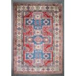 Oriental rug Kazak and bridge Afghan-Jomud-Hatschlu, approx. 30-40 years old