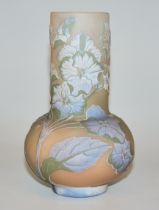 Emile Gallé, Cameo-Glasvase "Hortensien", Nancy um 1904/06