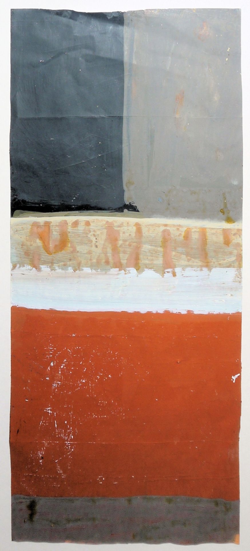 Walter Dahn, Landschaftserinnerung I & II, 2  Ölgemälde, galeriegerahmt - Bild 4 aus 4