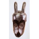 Horned animal mask of the Guro, Ivory Coast