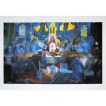 Ernst Fuchs, The Last Supper, Uta Rückenakt and Madonna, 3 signed giclee prints