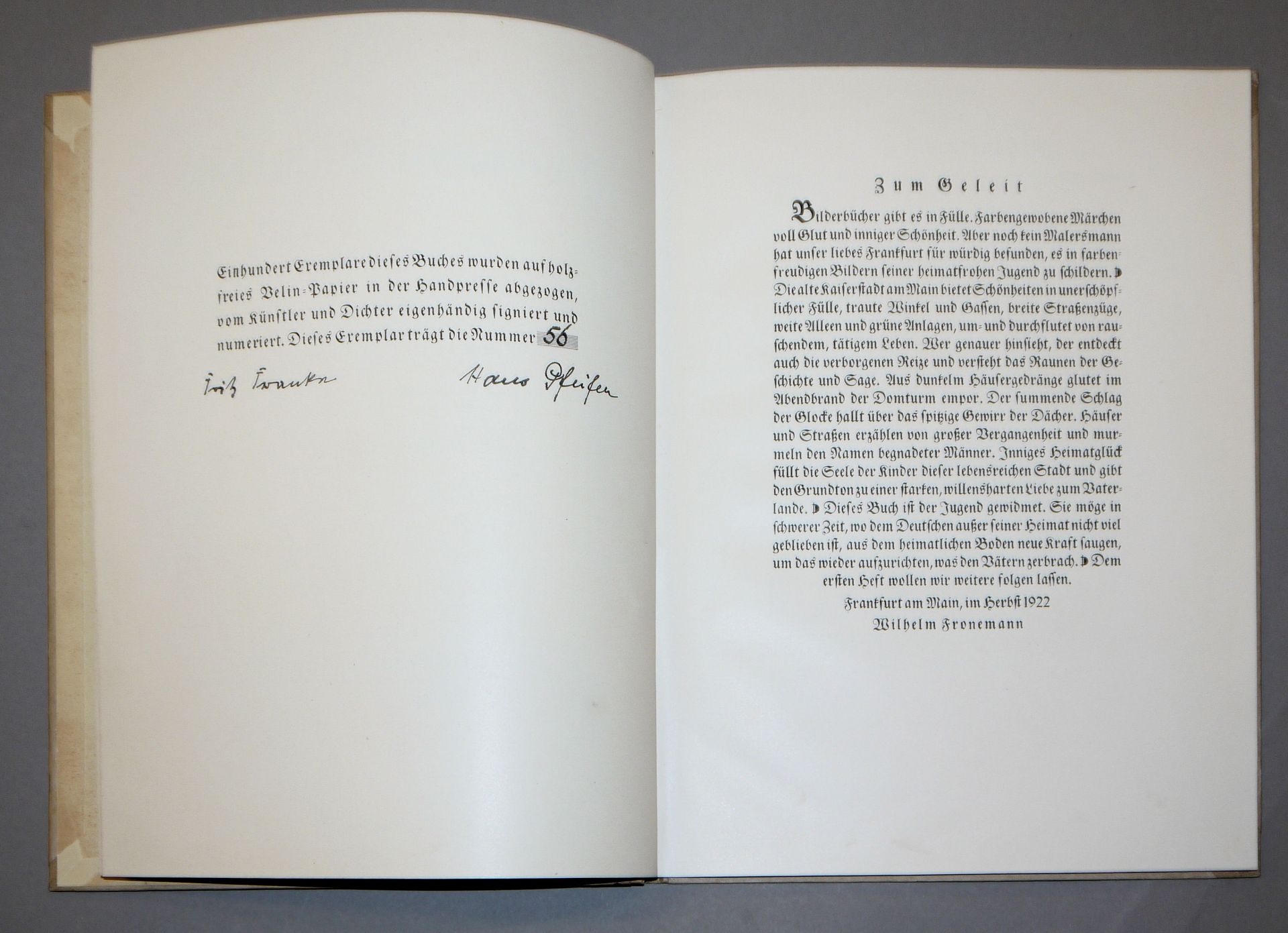 The Frankfurt Picture Book by Fritz Franke and Hans Pfeifer, 1922, signed and numbered - Image 3 of 3