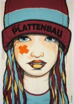 El Bocho, "I miss my Plattenbau", signierter Fine Art Print