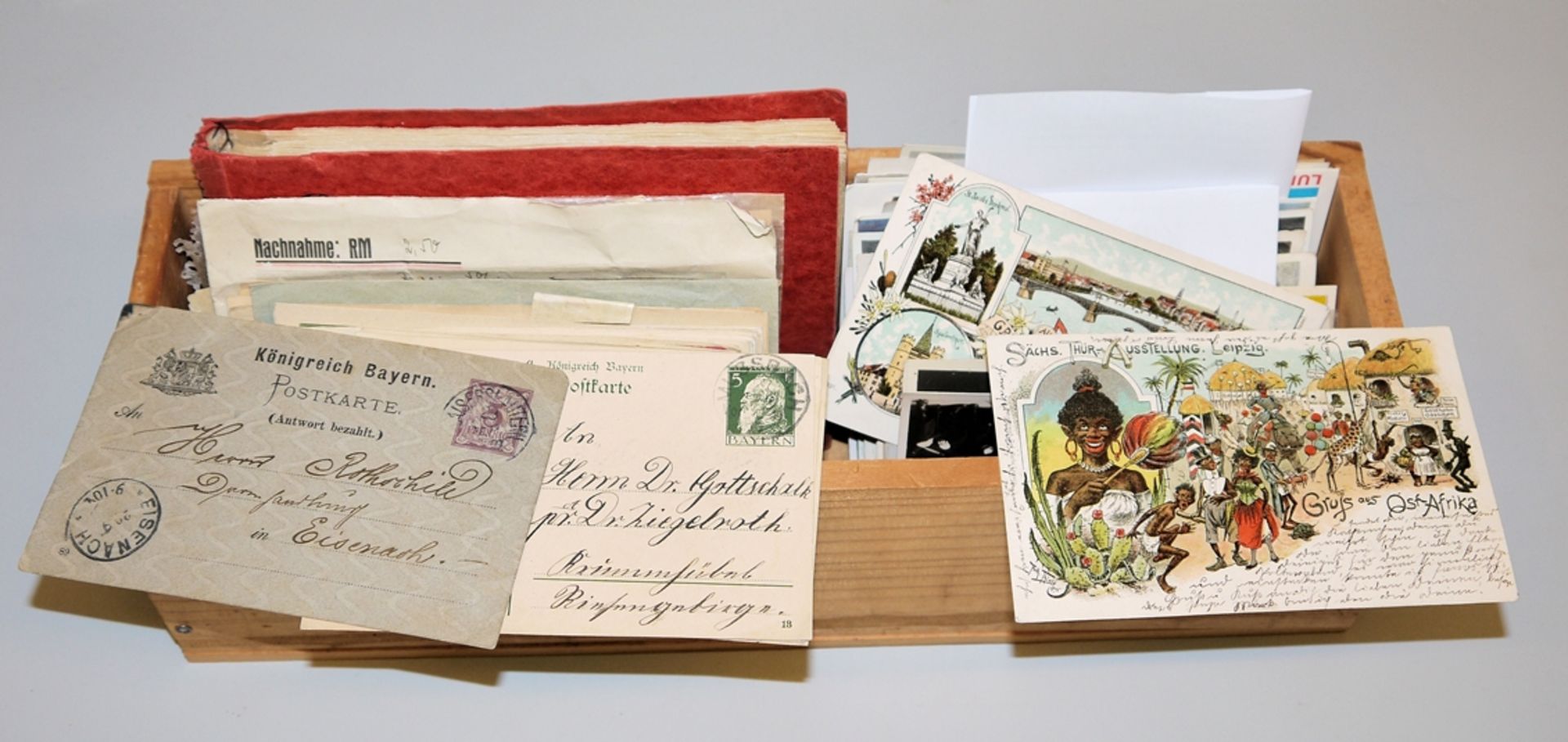Large collection of picture postcards, postal stationery and letters, mostly German imperial period