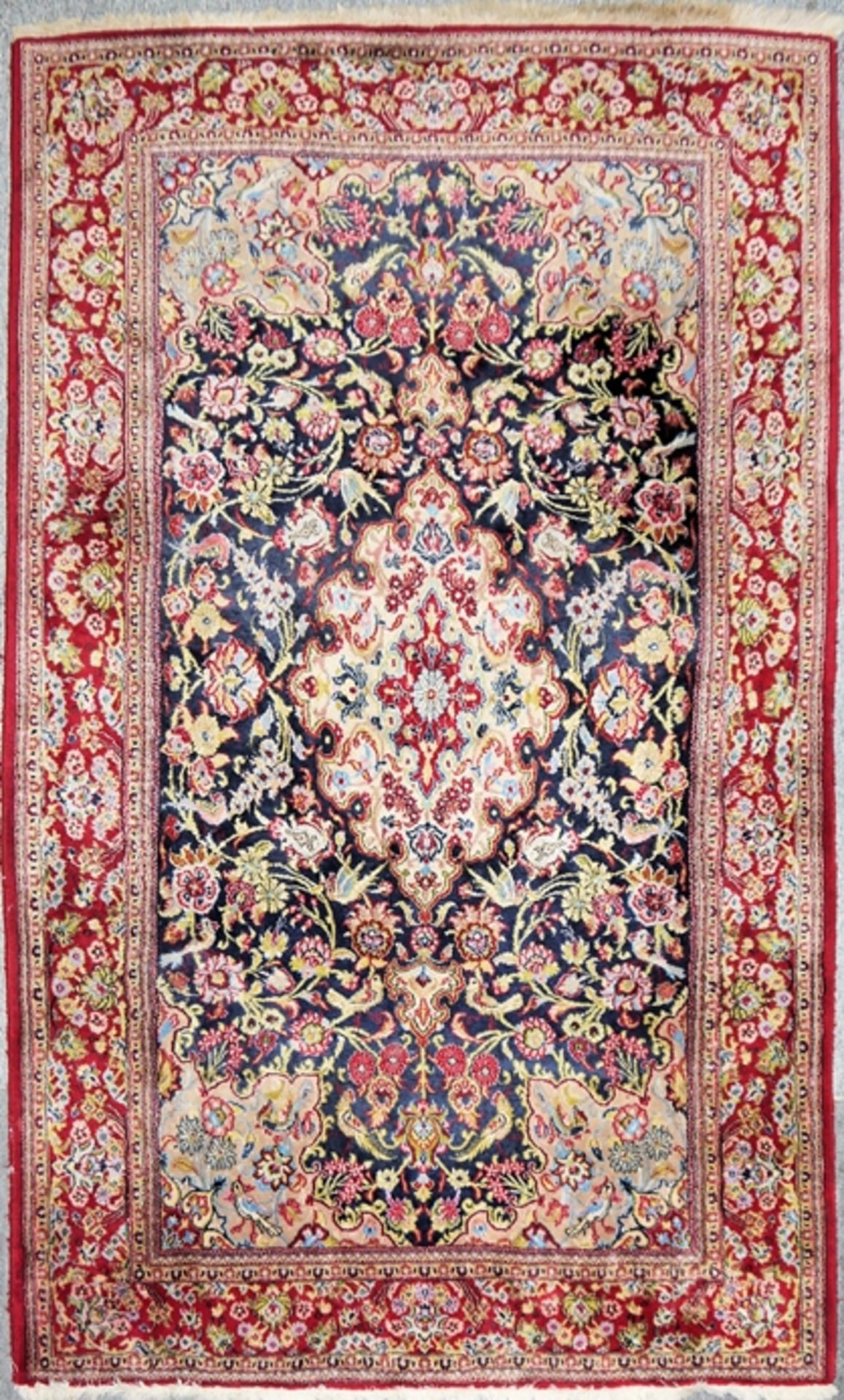 Oriental carpet and runner, Persia, approx. 50 years old