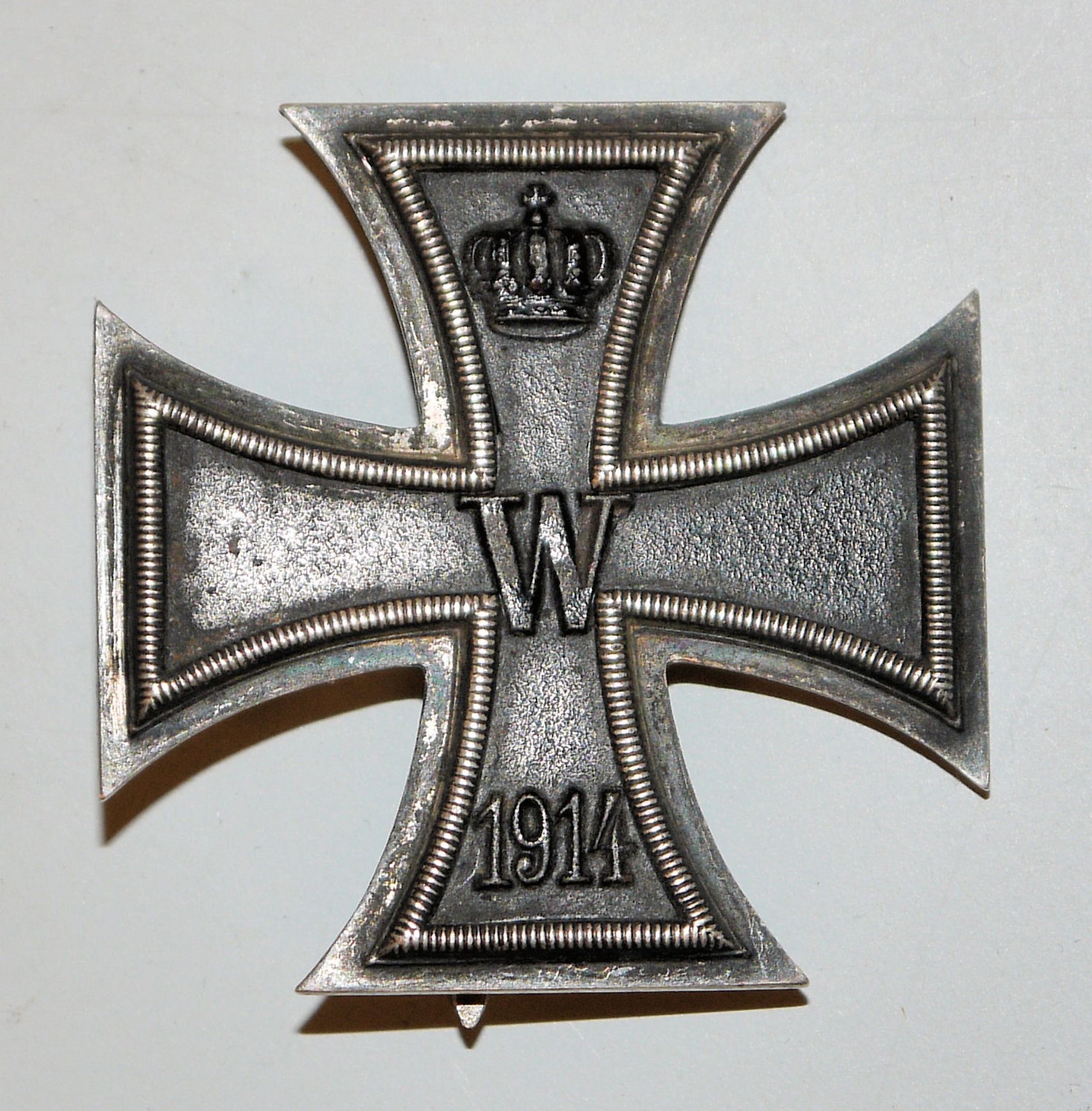 Eiserenes Kreuz 1. Klasse 1914, gerade Form, Hersteller 100