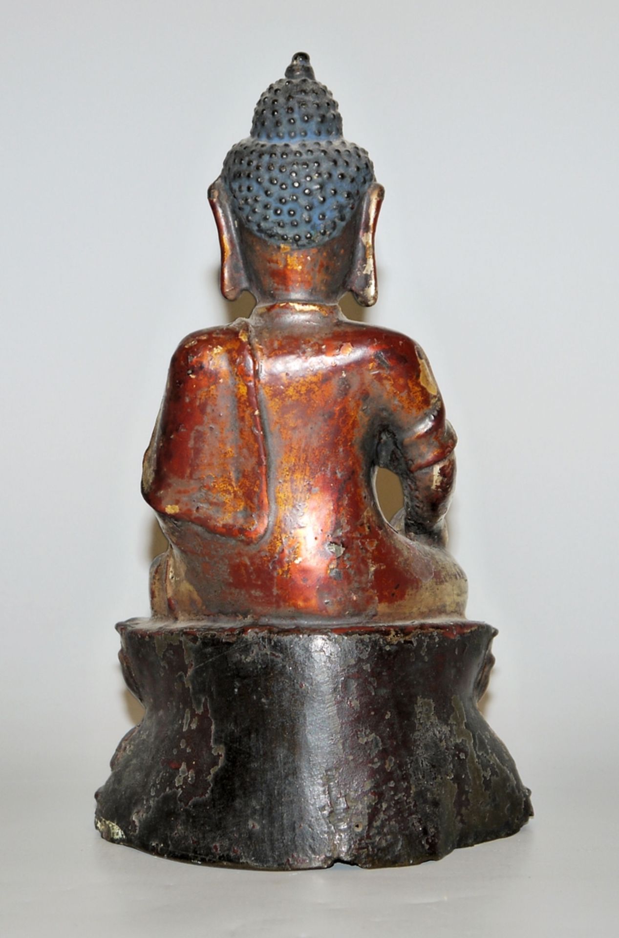 Bronzeplastik des Buddha, Ming-Zeit, China 16./17. Jh. - Bild 2 aus 3