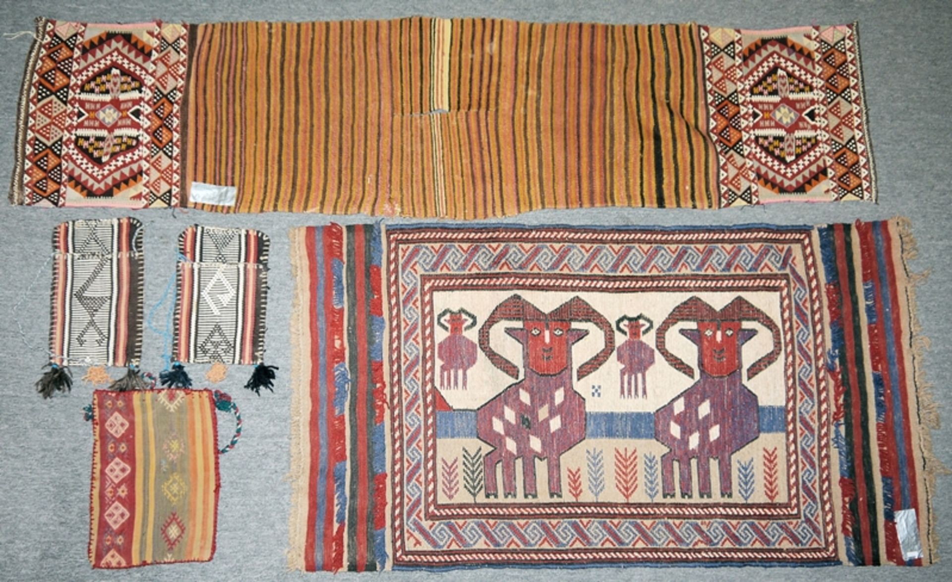 Collection of antique kilims and textiles, Turkey/ Iran, approx. 60-80 years old - Image 3 of 3