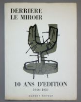 Derrière le Miroir, 10 Ans d'Edition 1946-56, Maeght Ed. mit Original-Grafiken von Chagall, Miró, G