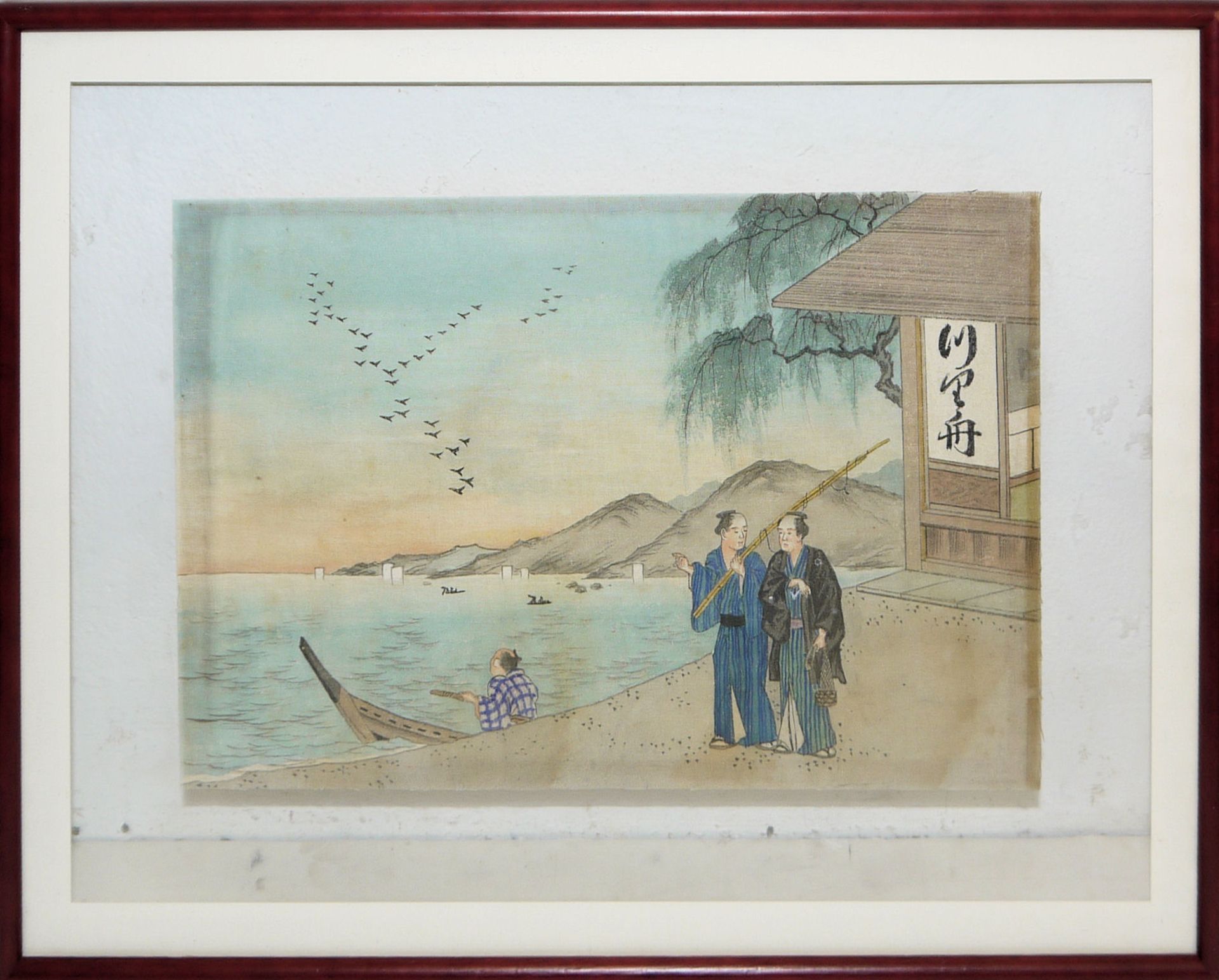 Kunisada inter alia, five Japanese colour woodcuts - Image 4 of 4