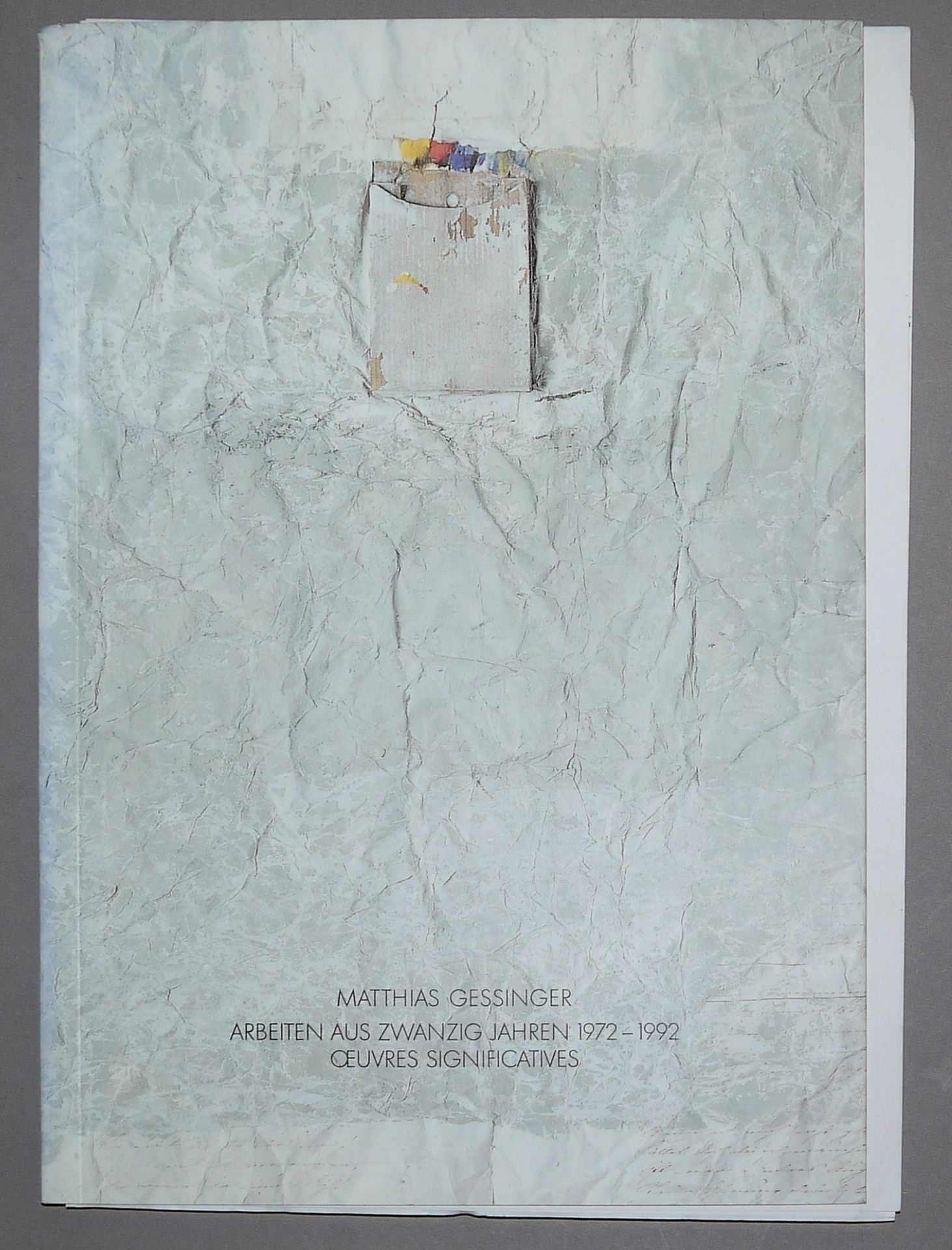 Matthias Gessinger & Petra Ehrnsberger - Wiesbadener Kunst, 3 Originale: Collage mit Katalog & Misc - Bild 4 aus 6