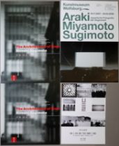Hiroshi Sugimoto, 4 handsignierte Ausstellungsplakate
