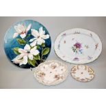 4 pieces porcelain/ ceramic, Meissen 18th century inter alia 