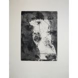 Emil Schumacher, "20. X. 61", signed aquatint etching from 1961 