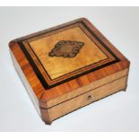Fine jewellery box with boule marquetry, France 19th century