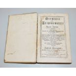 Joseph Spengler, Geometrie und Trigonometrie, 1776, rare!