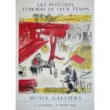 Marc Chagall, "La Révolution", Farblithographie zur Ausst. "Les peintres témoins de leur temps", Mo
