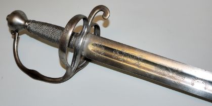 Wallonisches Schwert (walloon sword), wohl 17. Jh.