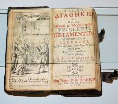 Kleine Bibel, griechisch, Leipzig, J. . Richter 1702
