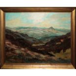 Adolf Joos, Landscapes, 3 oil paintings, framed