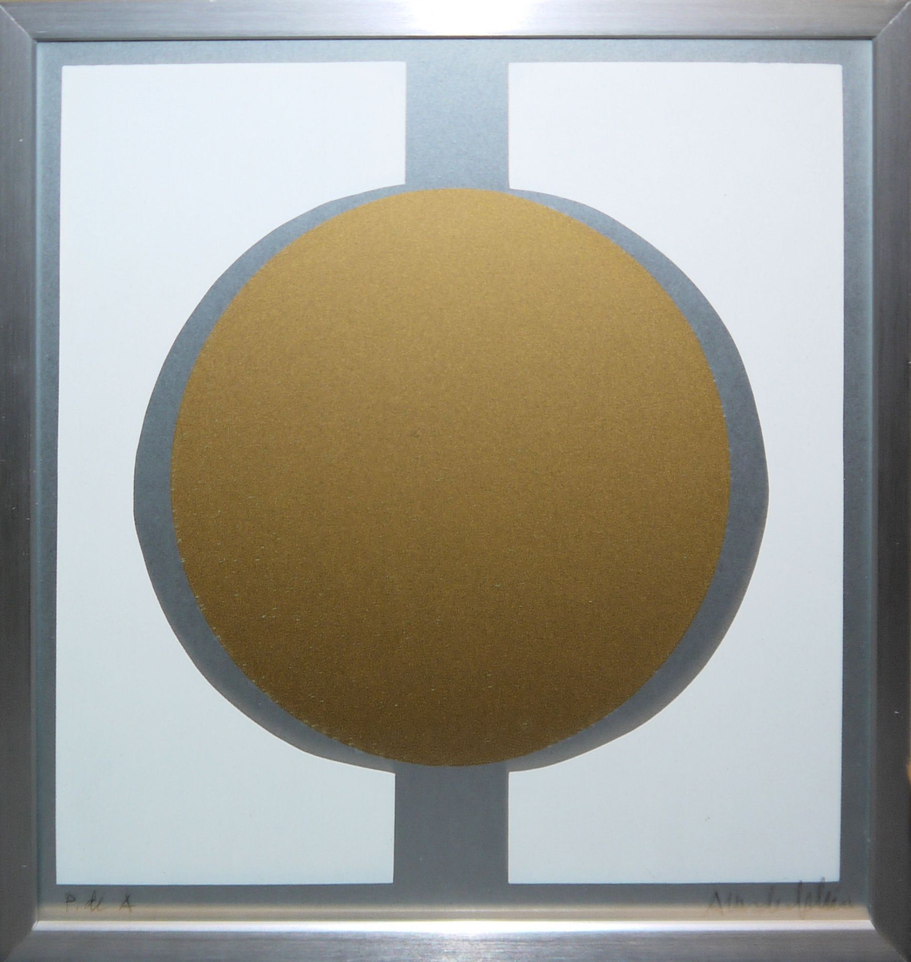Amadeo Gabino, Untitled, diptych, 2 signed colour silkscreens, framed - Image 2 of 4