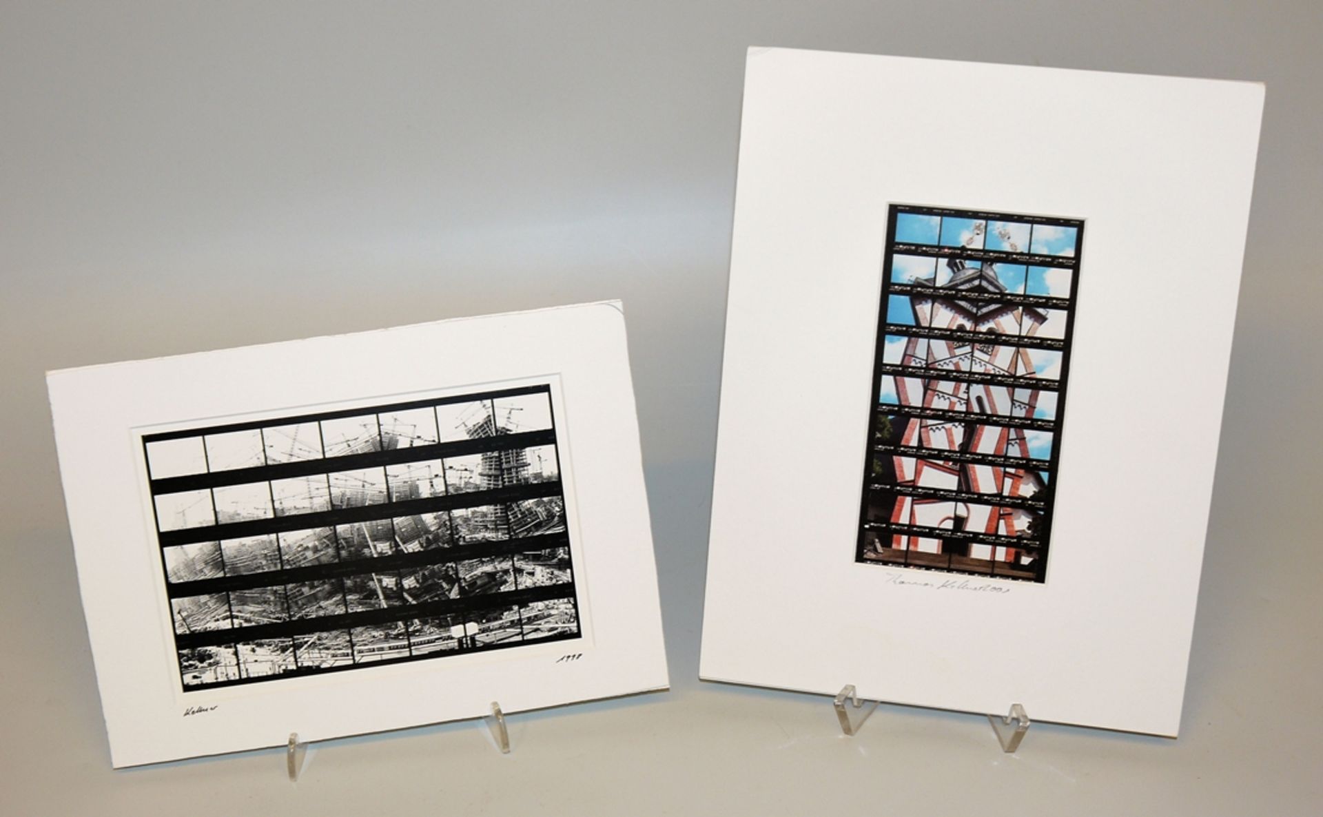 Thomas Kellner, "Berlin Potsdamer Platz" & "Nikolaikirche Siegen", 2 signed C-prints