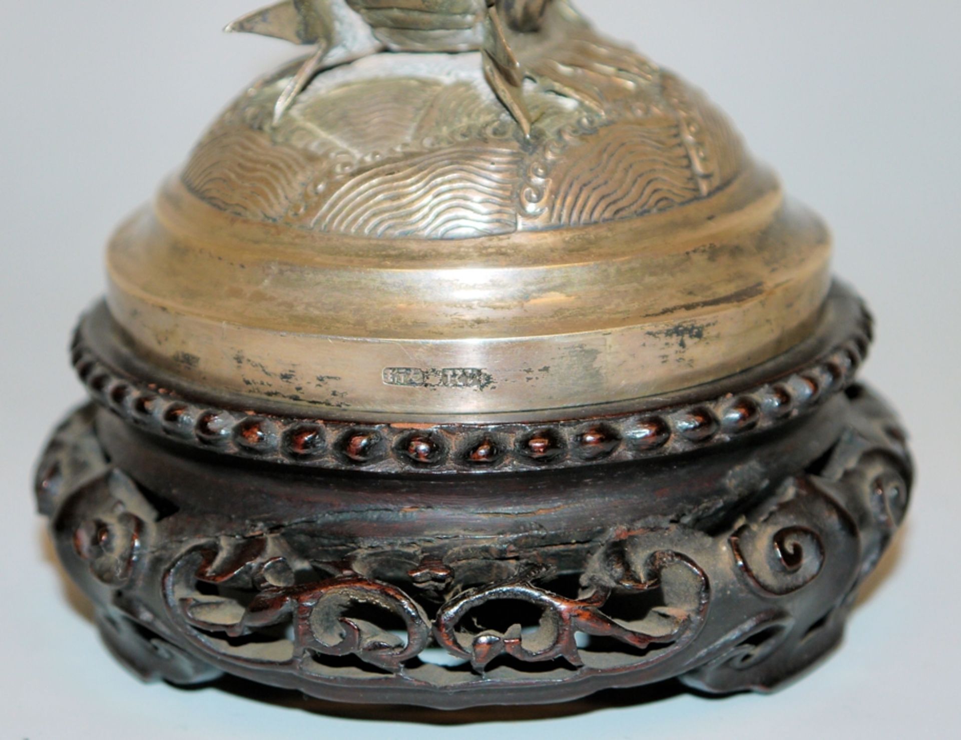Fine silver goblet, Hong Kong, c. 1880 - Image 2 of 2