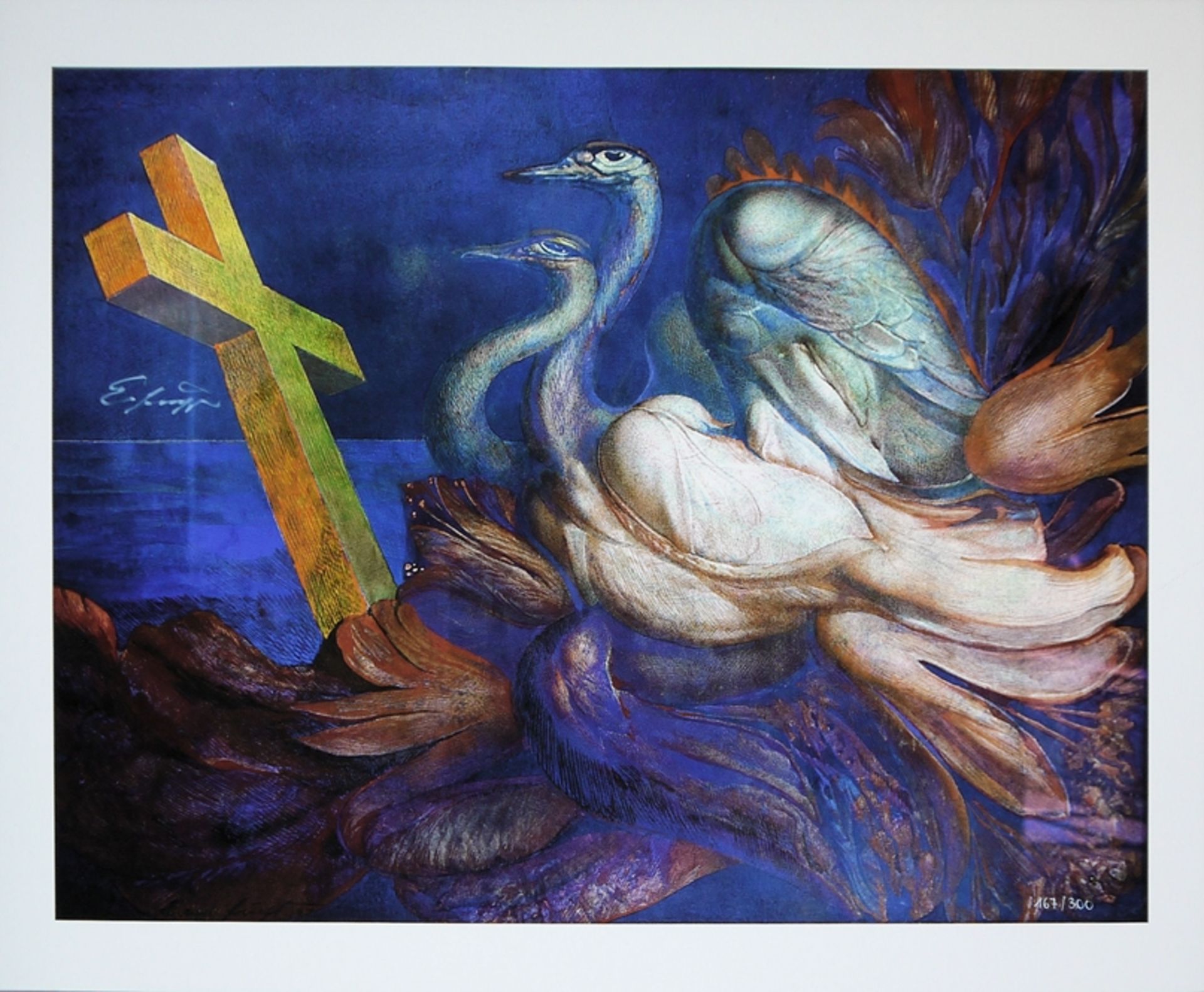 Ernst Fuchs, Europa, Lolita und die Schwanenreise, 3 signed giclee prints - Image 4 of 4