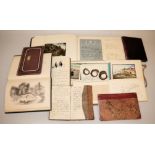 10 poetry albums, sketchbooks and diaries 1820-1930