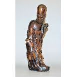 Der Unsterbliche Shoulao, Wurzelholz-Skulptur der Ming-Zeit, China 16./17. Jh.