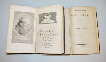 Immanuel Kant's Biographie, 2 Bde. von 1804, selten!