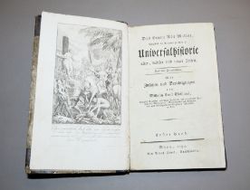 Abbot Millot, Universalhistorie alter, mittler und neuer Zeiten, 15 Bde. + Register, 1794