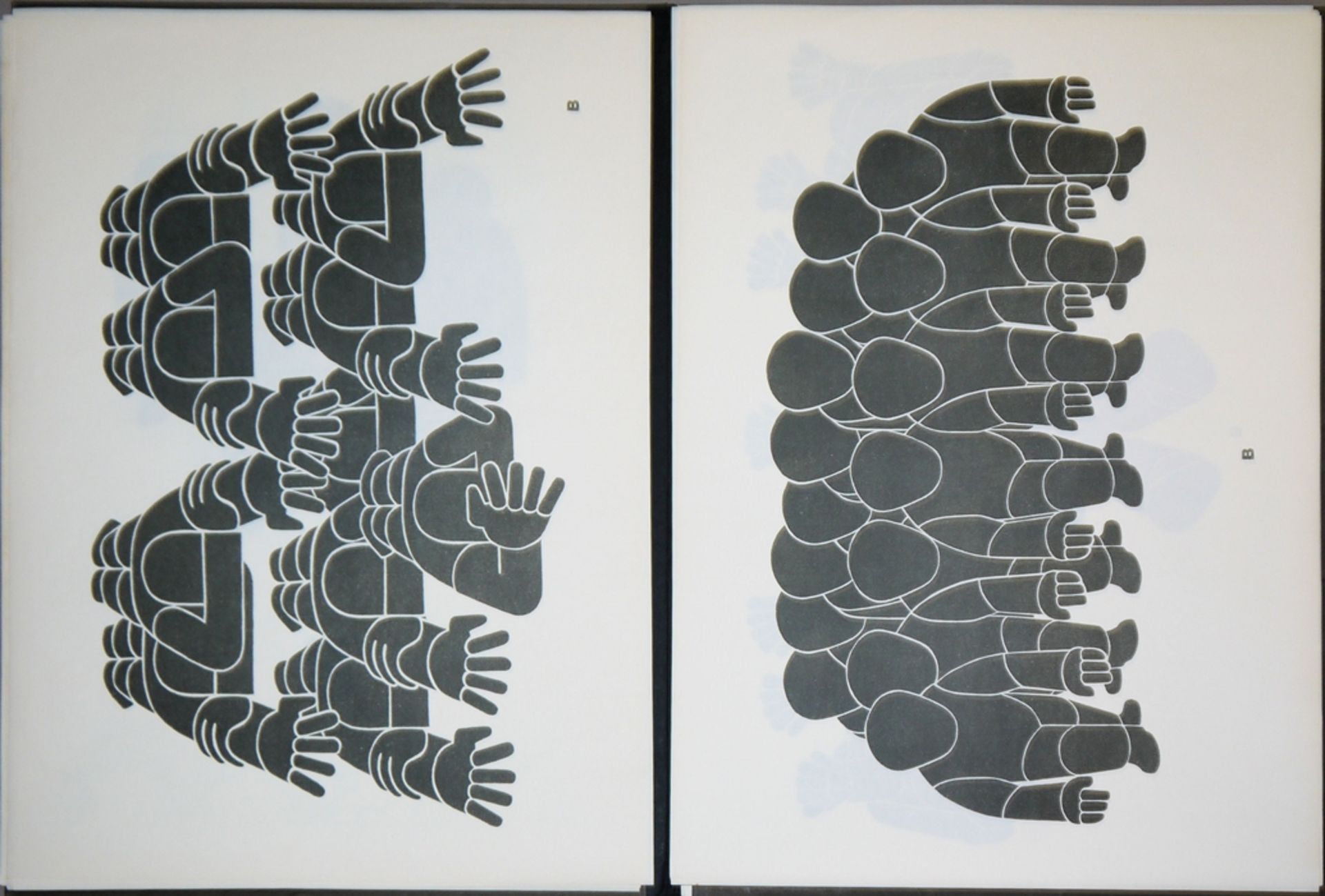 Gottfried Brockmann, "Die Erschlagenen", new series, portfolio with 19 compositions "nach Originals - Image 3 of 3