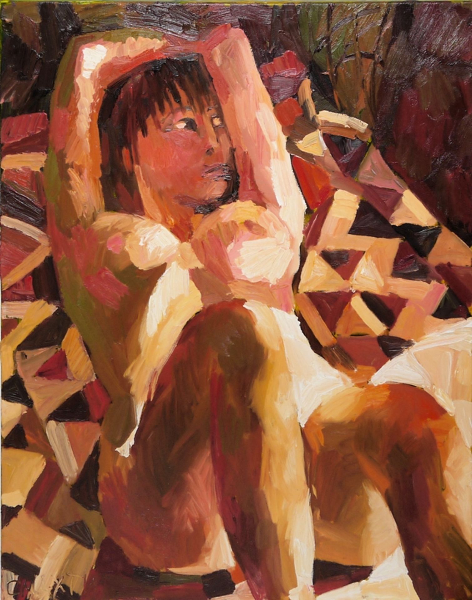 Vladimir Smathin, Galeriennachlass mit 11 Originalen: "Mädchenbilder" aus den Jahren 1999/2000 & "A