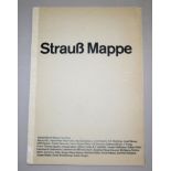 Strauß Mappe (Solidarität mit Rainer Hachfeld) mit 25 Arbeiten verschiedener Künstler